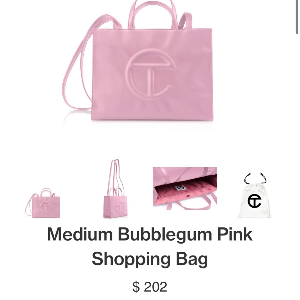 Medium Telfar Bag Bubble Gum Pink